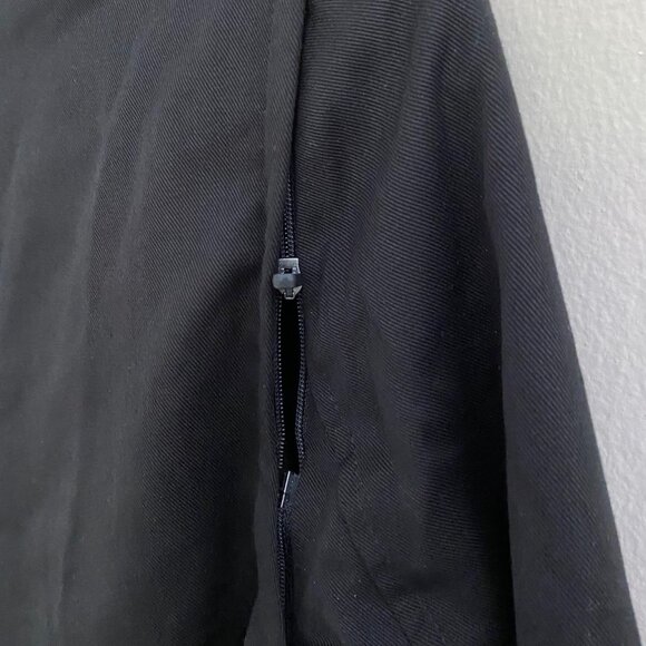 Vetta Capsule The Trench Black Coat Convertible Sleeveless Sz XS - Picture 8 of 15